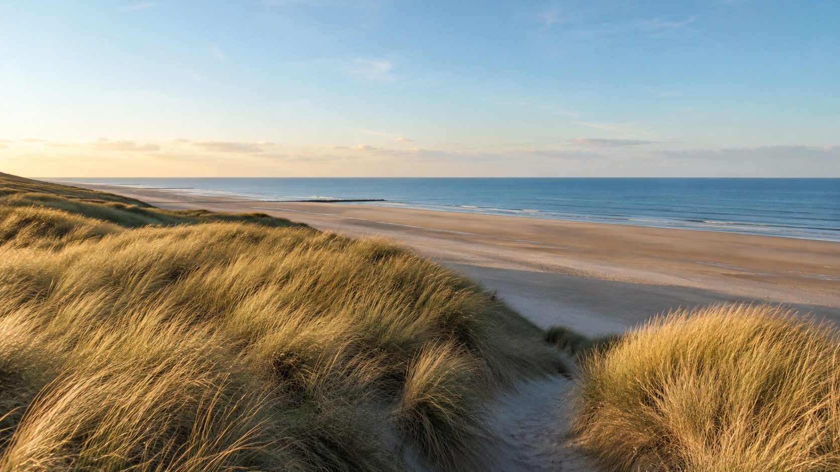 Belgian coast near Bredene